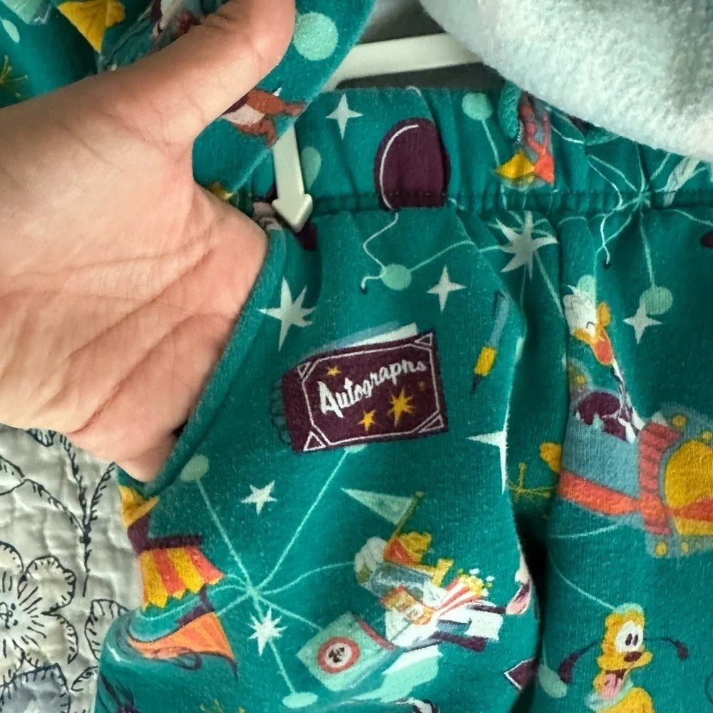 Disney Kids Teal Mickey & Friends Hooded Set